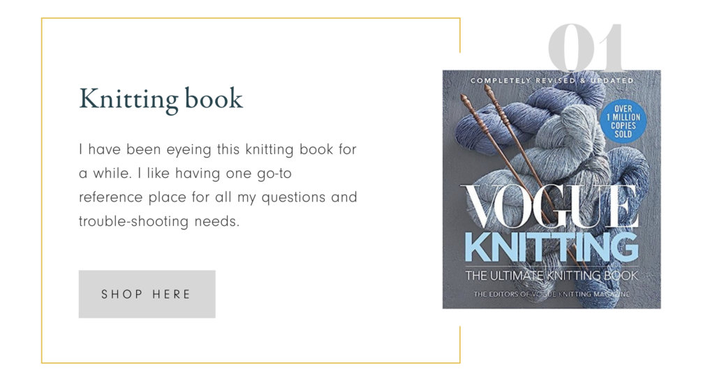 On my wish list: Vogue Knitting